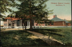 Thompson Memorial Hospital Brattleboro, VT Postcard Postcard