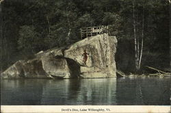 Devil's Den, Lake Willoughby Postcard