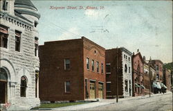 Kingman Street St. Albans, VT Postcard Postcard