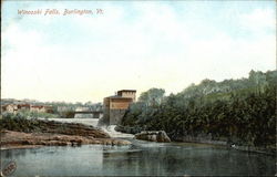 Winooski Falls Burlington, VT Postcard Postcard