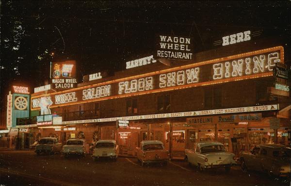 The WAgon Wheel at State Line Lake Tahoe Nevada