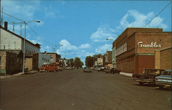 Street Scene, Park Falls, Wisconsin