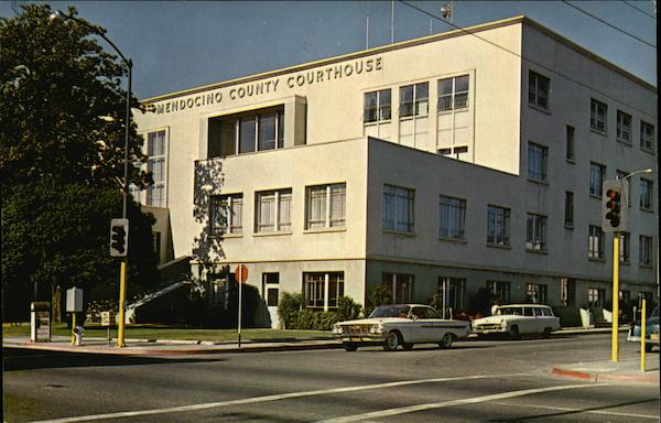 Mendocino County Court House Ukiah California