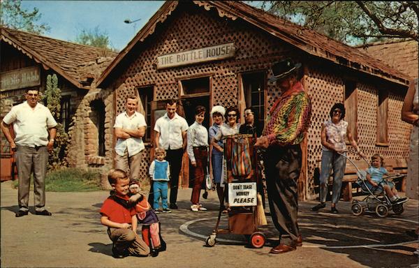 Organ Grinder and His Monkey - Knott's Berry Farm and Ghost Town Buena Park California