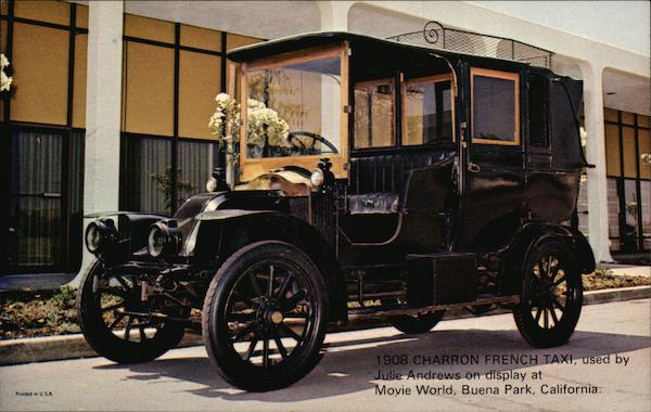 1908 Charron French Taxi Cars
