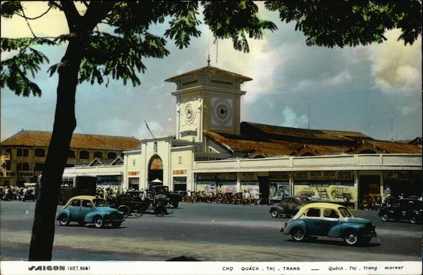 Ben Thanh Market Market, Quach Thi Trang Square Saigon Vietnam