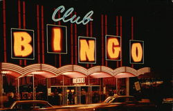 Club Bingo Postcard