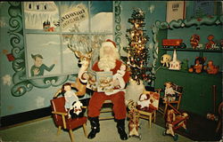 Santa Claus at Santa Claus Land Postcard