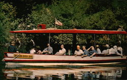 Russian River Motor Boat Postcard