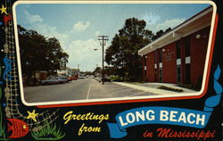 Greetings From Long Beach Postcard