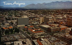 Downtown Tucson Showing Santa Catalina Mountains in the Northern Background Downtown Tucson Showing Santa Catalina Mountains in the Northern Background