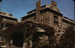 The Inn - Main Entrance to East Wing Buck Hill Falls, PA Postcard Postcard