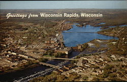 Greetings from Wisconsin Rapids, Wisconsin Postcard Postcard