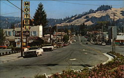 View of Garberville, California Postcard