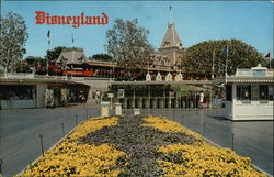 Disneyland - Santa Fe Train Depot Postcard