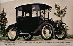 1916 Detroit Electric Car Postcard