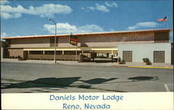 Daniels Motor Lodge Reno, NV Postcard Postcard