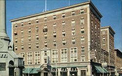 Hendrick Hudson Hotel at Monument Square Troy, NY Postcard Postcard