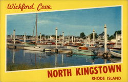 Wickford Cove North Kingstown, RI Postcard Postcard