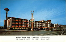 Tropics Motor Motel Postcard