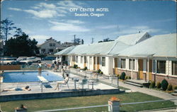 City Center Motel Seaside, OR Postcard Postcard
