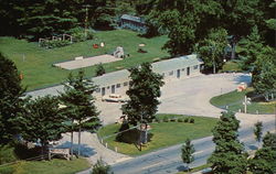 Monument Mountain Motel Great Barrington, MA Postcard 