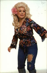 Dolly Parton Actresses Postcard Postcard