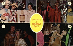 Gary Berwin's Artists & Models Ball Postcard