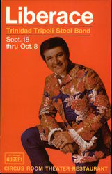 Liberace - At the Circus Room Theater Restaurant Postcard