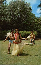 Tahitian Dancer Postcard