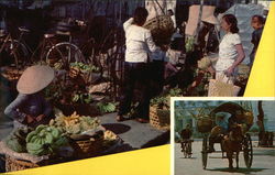 Saigon Market Place Postcard