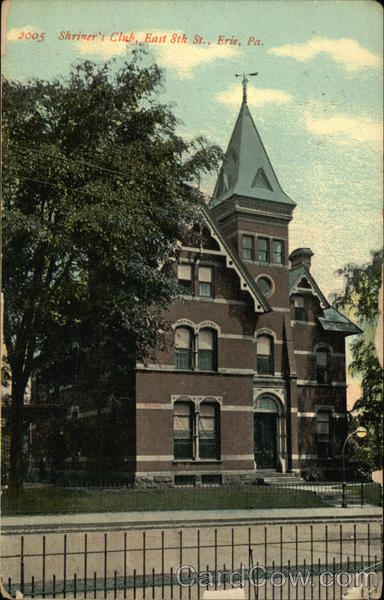 Shriner's Club, East 8th Street Erie Pennsylvania