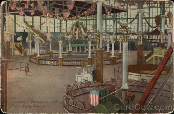 Steeplechase Park - Interior, Coney Island New York