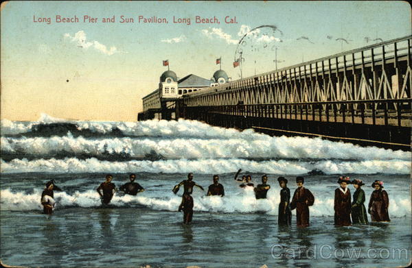 Long Beach Pier and Sun Pavilion California