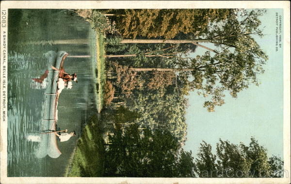 Shady Canal, Belle Isle Detroit Michigan