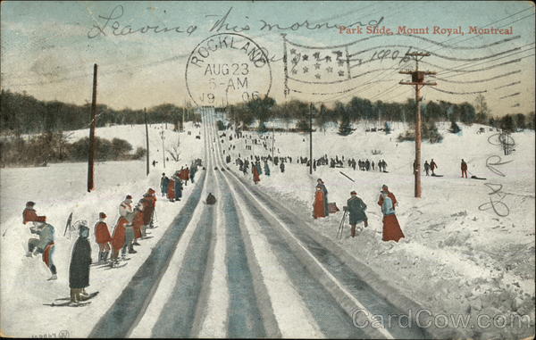 Park Slide, Mount Royal Montreal QC Canada Quebec