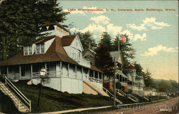 Veterans Ass'n. Buildings, Weirs Lake Winnipesaukee New Hampshire