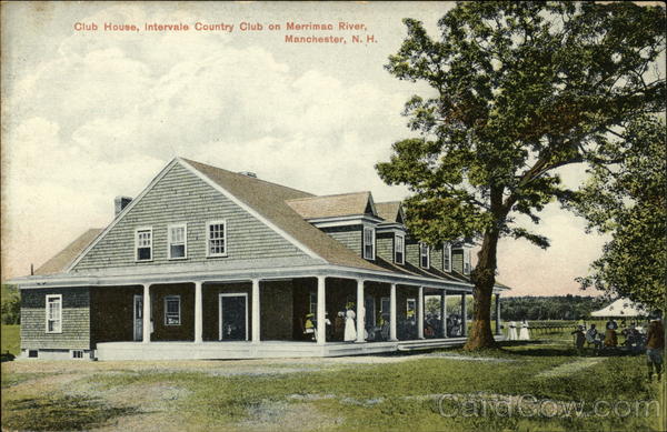 Club House, Intervale Country Club on Merrimac River Manchester New Hampshire