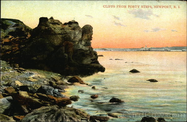 Cliffs from Forty Steps Newport Rhode Island