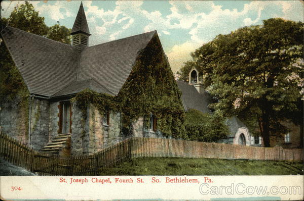 St. Joseph Chapel, Fourth Street South Bethlehem Pennsylvania