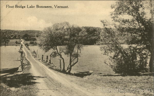 Float Bridge, Lake Bomoseen Castleton Vermont