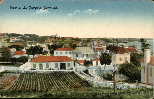 View of Town St. George's Bermuda