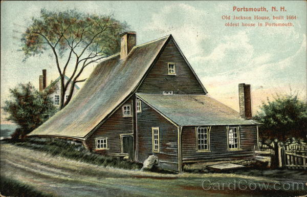 Old Jackson House, Built 1664, Oldest House in Portsmouth New Hampshire
