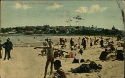 On the Beach Postcard