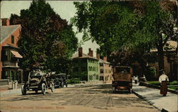 Pleasant Street Gloucester, MA Postcard Postcard