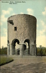 Institute Park, The Tower Postcard