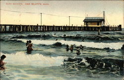 Surf Bathing Postcard