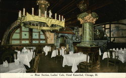 Rear Section, Ladies' Cafe, Hotel Kaiserhof Postcard