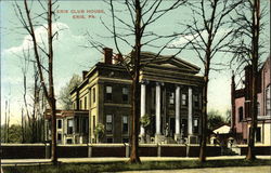 Erie Club House Postcard