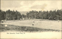 Ball Grounds Postcard